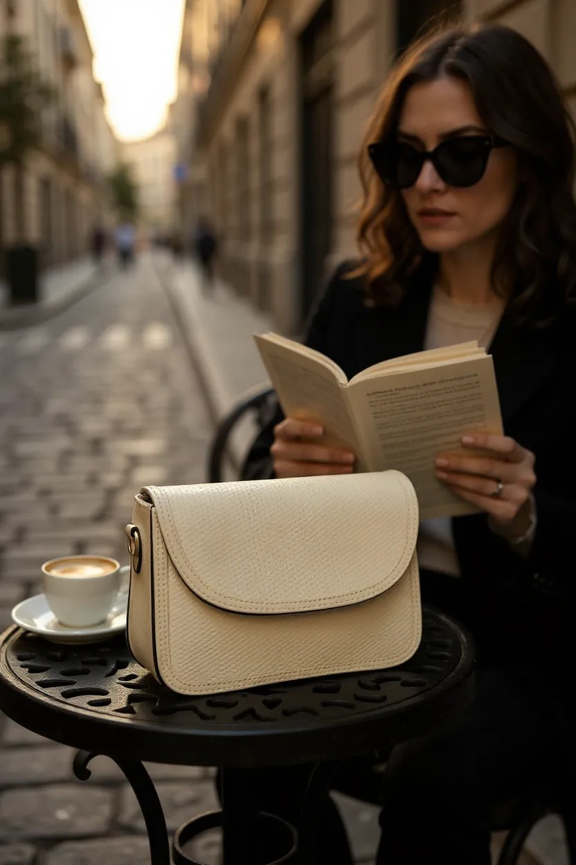 شنطة كروس بودي عصرية بنمط "المثقوب" (Perforated) - Image 4